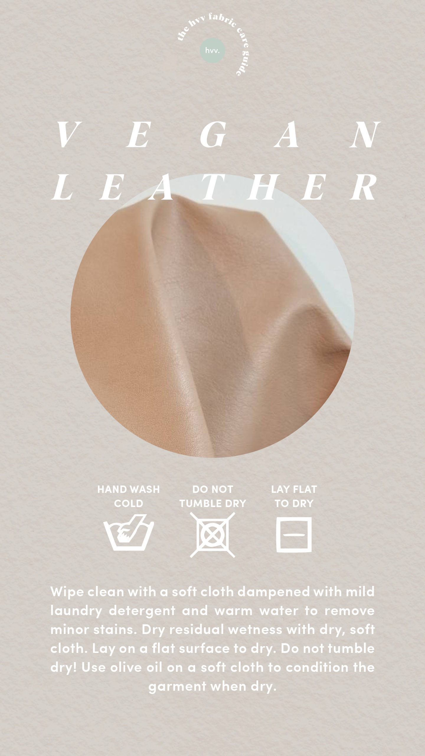 Vegan Leather Fabric Care Guide